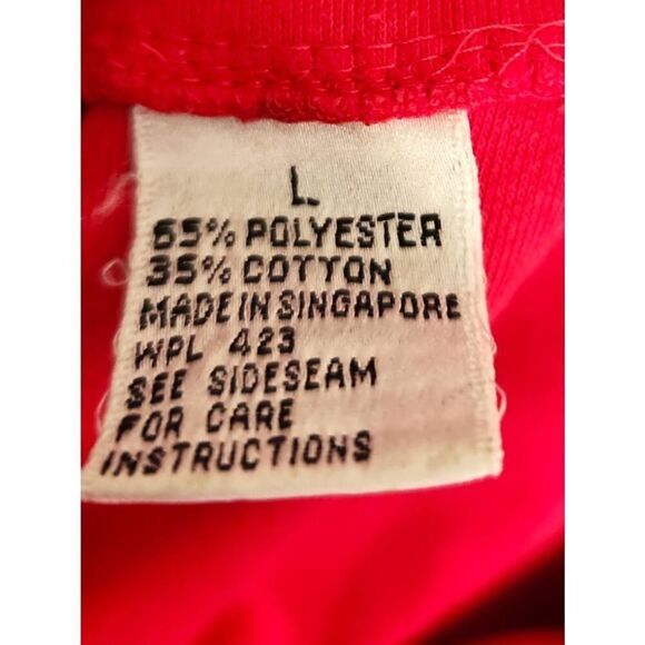 Vintage Levi's Womens Red Soft Button Sweater with Pockets sz L Preppy Academia - Picture 5 of 5